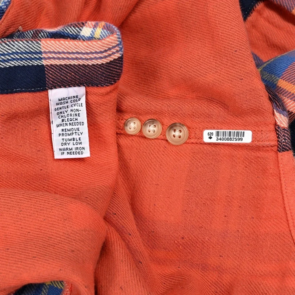Polo Ralph Lauren Lined Flannel Shirt Mens Medium Plaid L/S Button Down Preppy